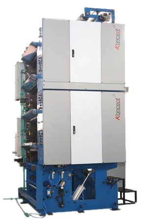 Koncept ( 4+4 Printing With Underneath Reel Stand) - Web Offset Printing Machine